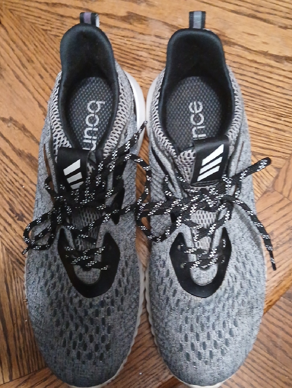 Alphabounce,Grey‎ Athletic Running Shoes - Unbranded Comfort Knit Sneakers Sz.8